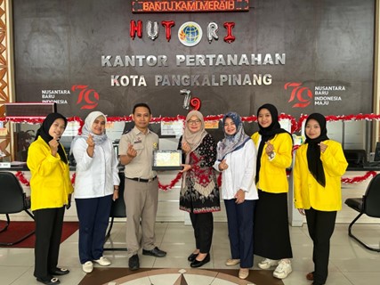 Pembukaan kegiatan magang di kantor Bappeda dan Litbang Kota Pangkalpinang