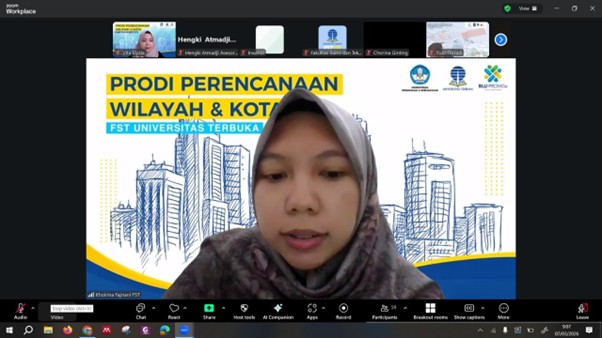 Pembukaan Penyamaan Persepsi Pembimbing Studio PWK UT